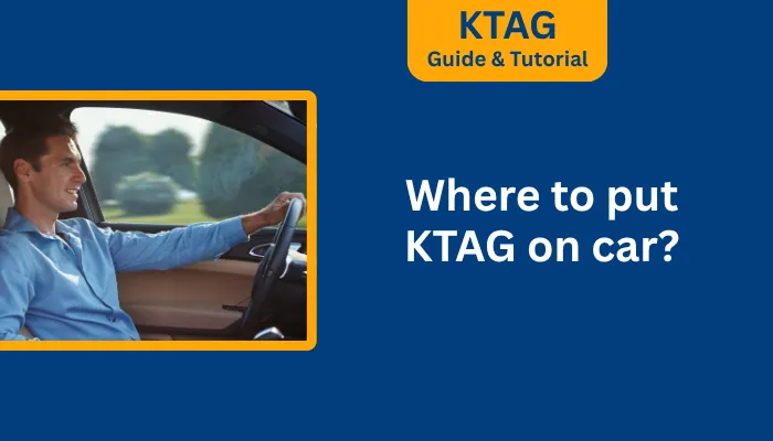 Where To Put KTAG On Car?